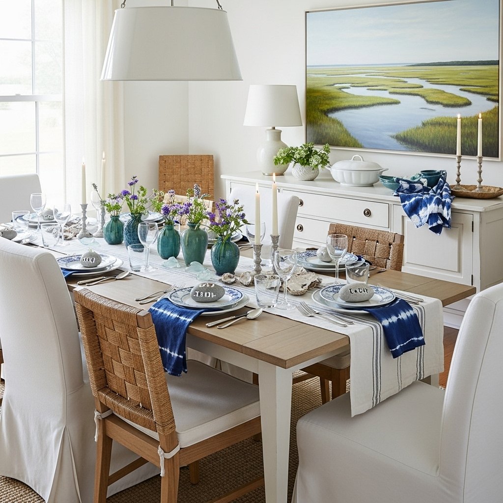 A Dining Room with a Water View