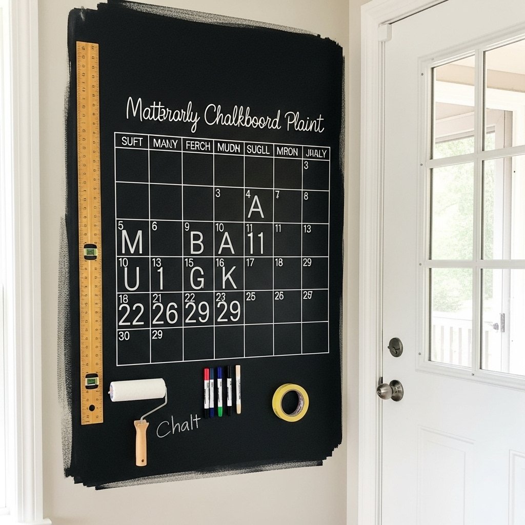 The Giant Chalkboard Calendar