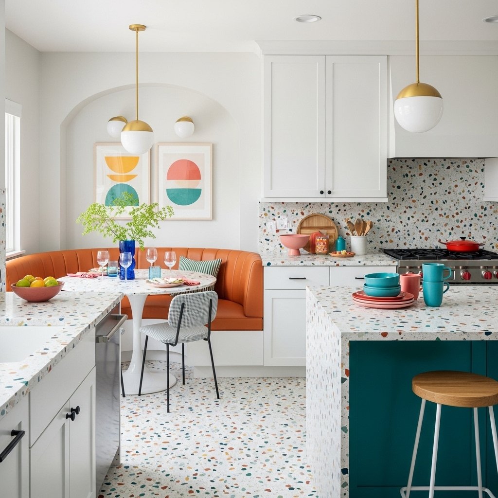 The Playful Terrazzo Kitchen