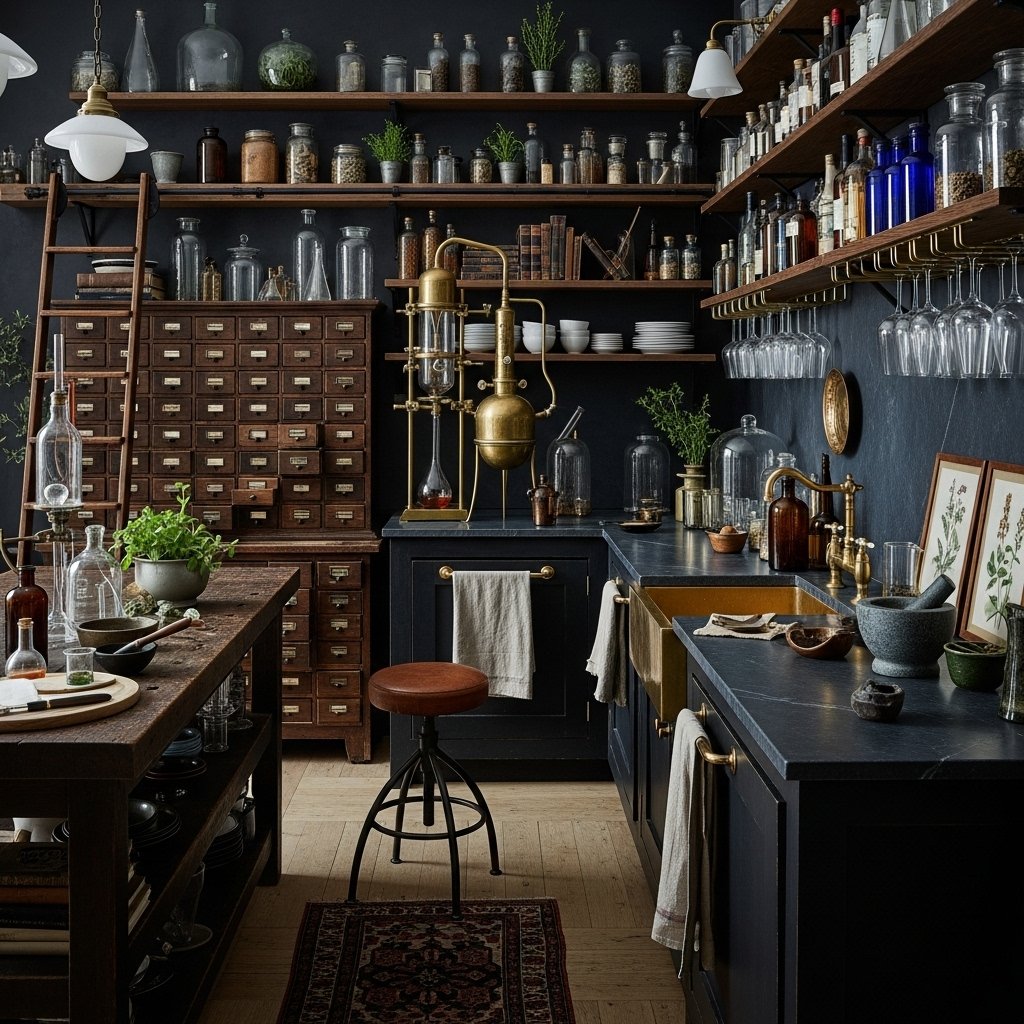 Apothecary-Inspired Kitchen Lab