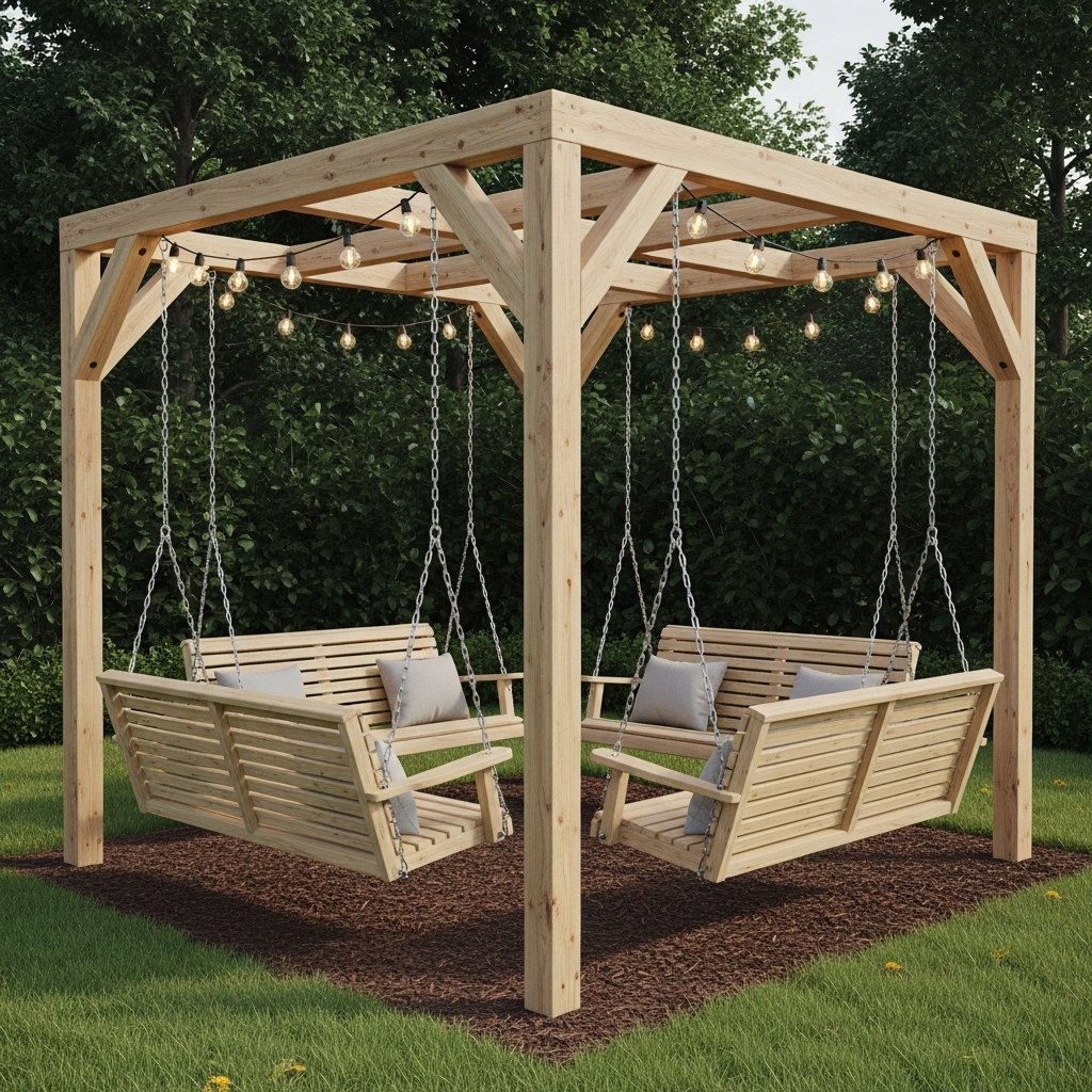 Community Swing Pergola