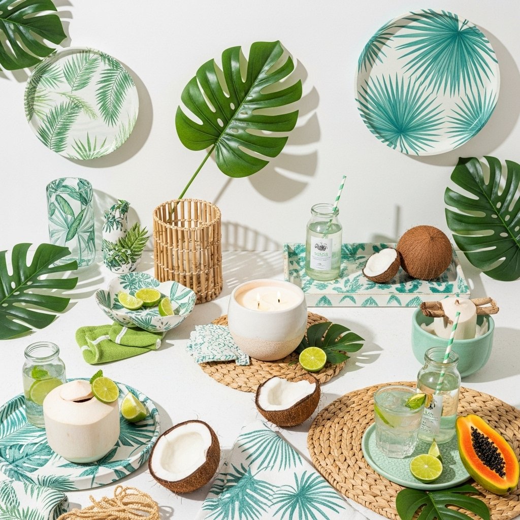 Coconut and Lime Accents