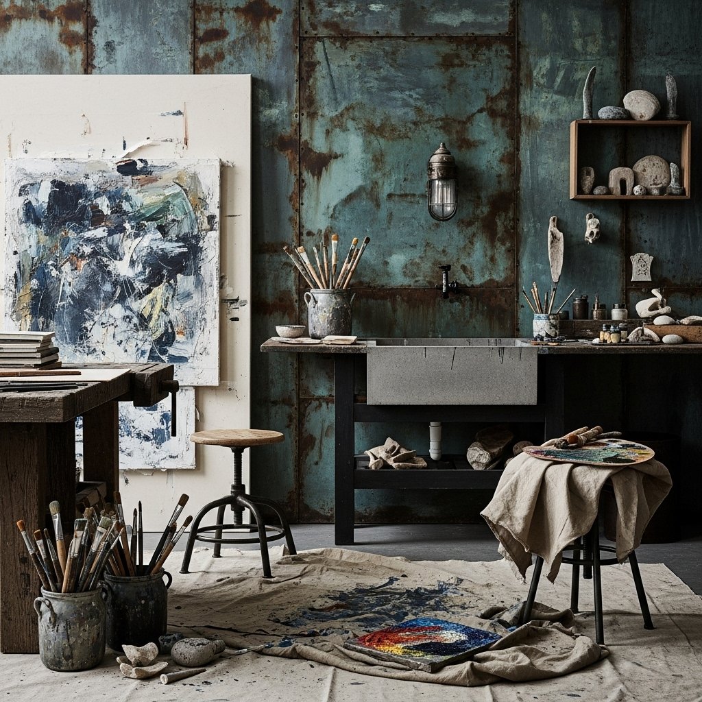 Rustic Artist’s Atelier Nook