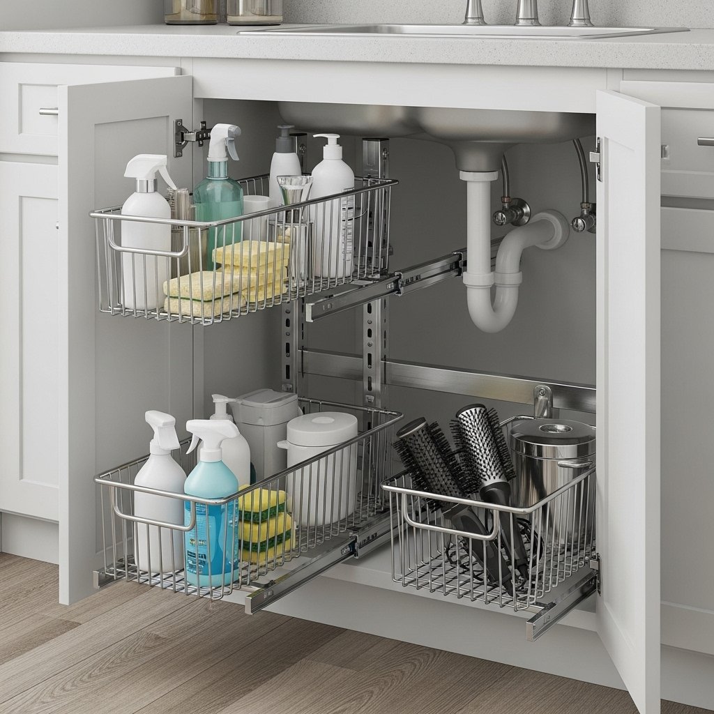 The Glide-Out Under-Sink Organizer