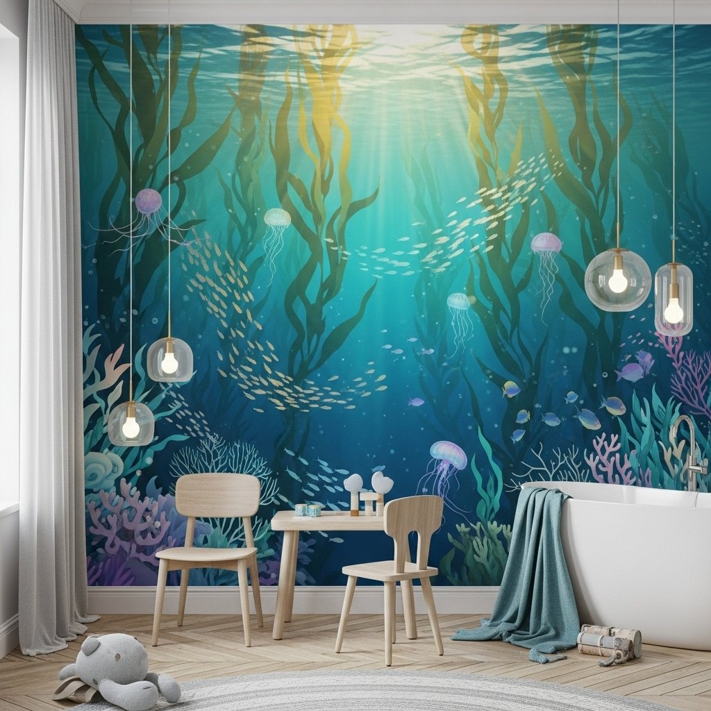 Aquatic Kelp Forest Mural