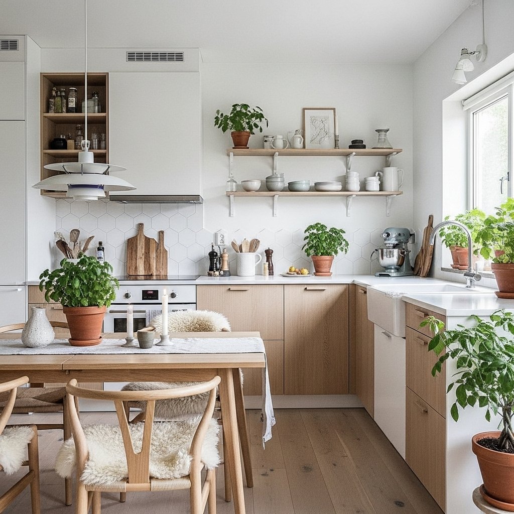 The Light-Filled Nordic Kitchen