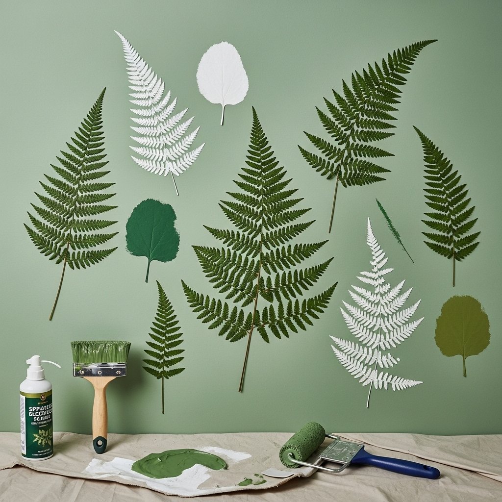 The Natural Leaf Print Accent