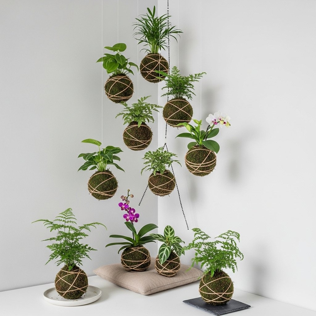 The Floating Kokedama Forest