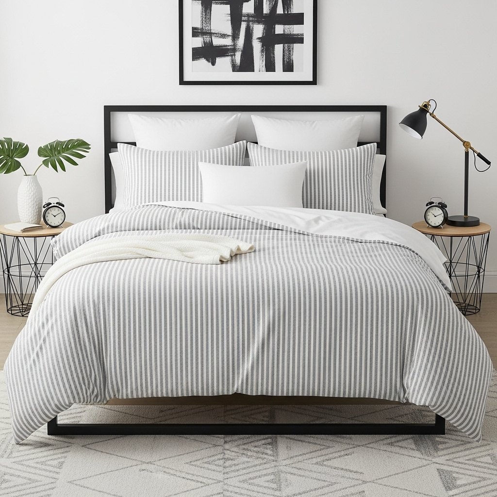 Slate Pinstripe Cool Set