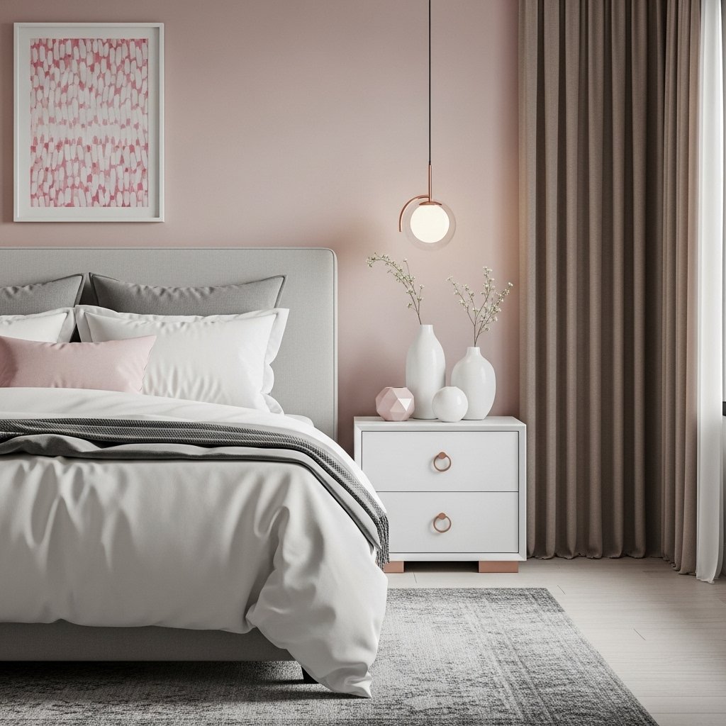 Petal Pink & Dove Grey Elegance