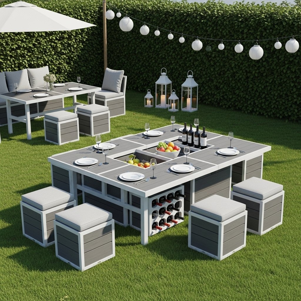 SocialSquare Modular Dining Table