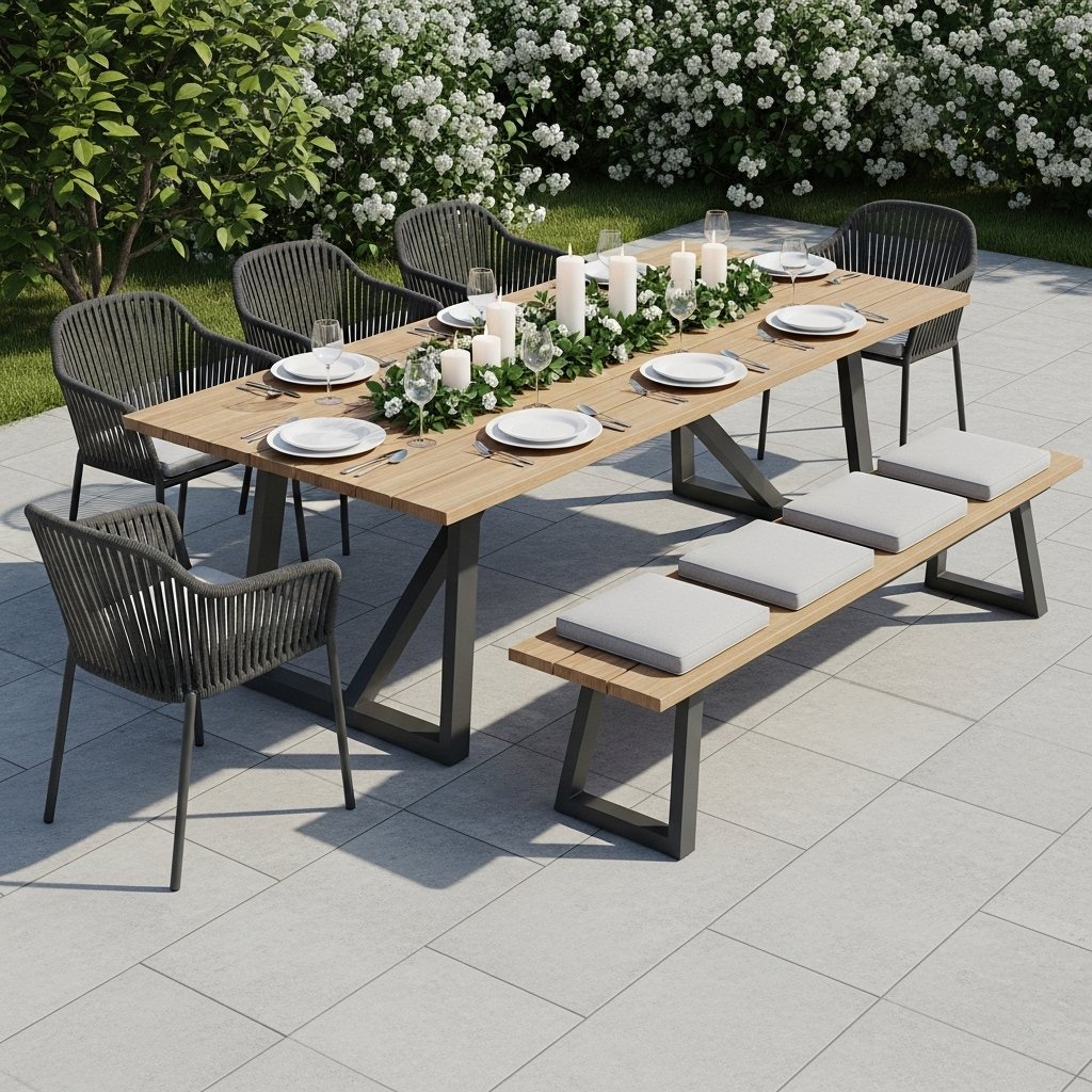 TimberFrame Garden Dining Table
