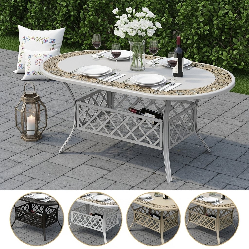  LatticeScroll Elegance Table