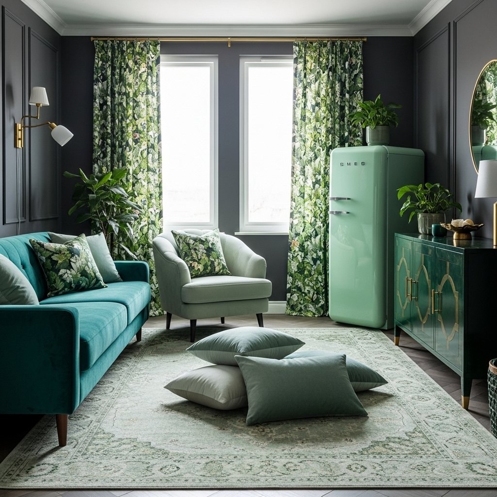 Tranquil Green Living Space