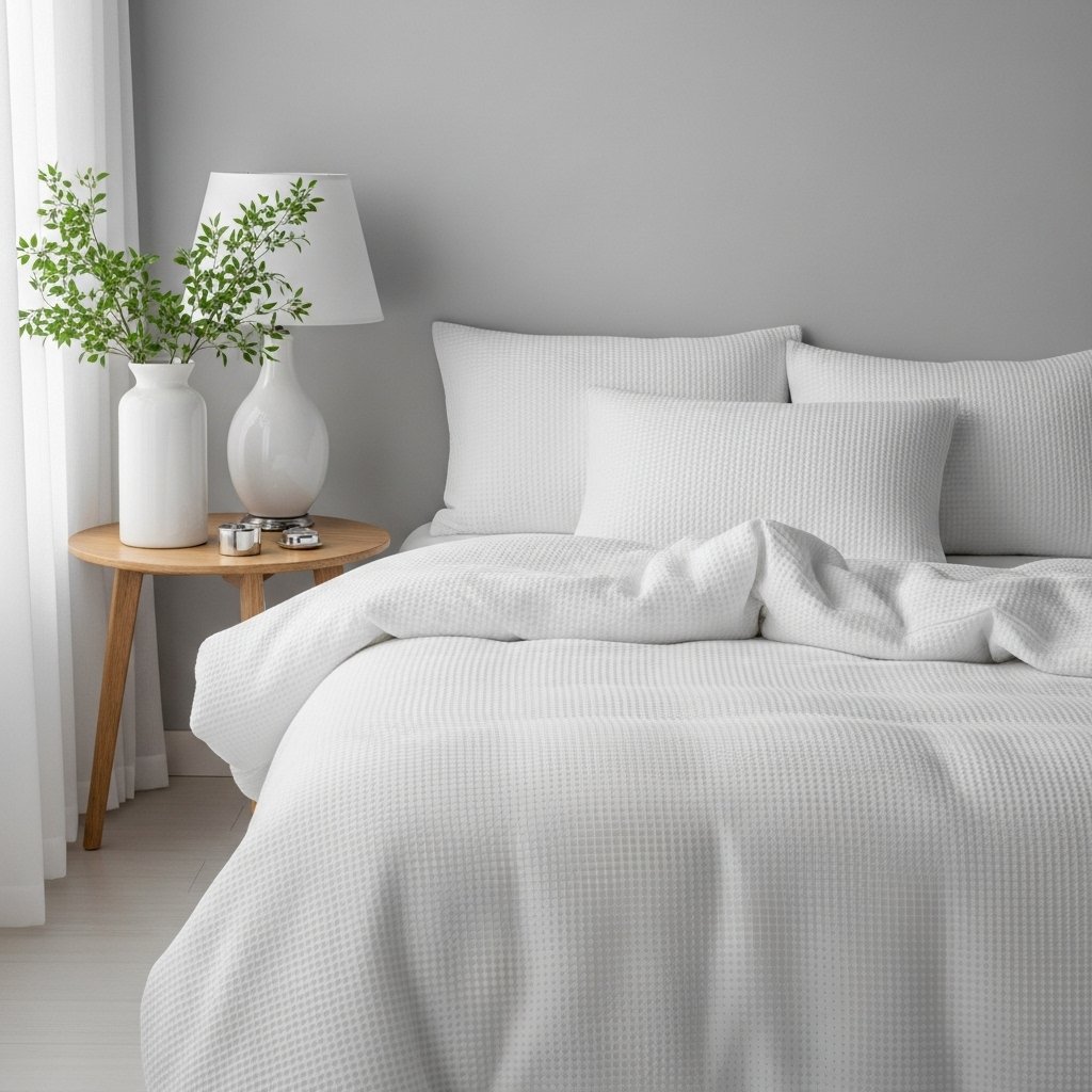 Glacier White Waffle Set