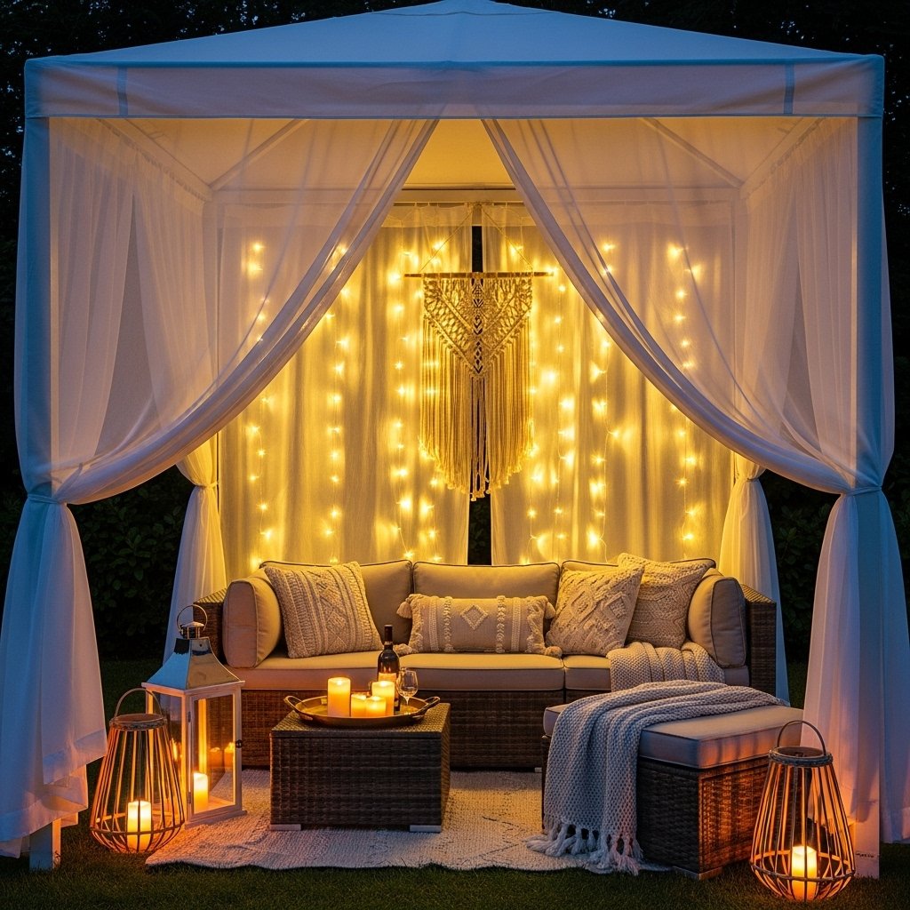 Boho Glow Lounge Canopy Lights