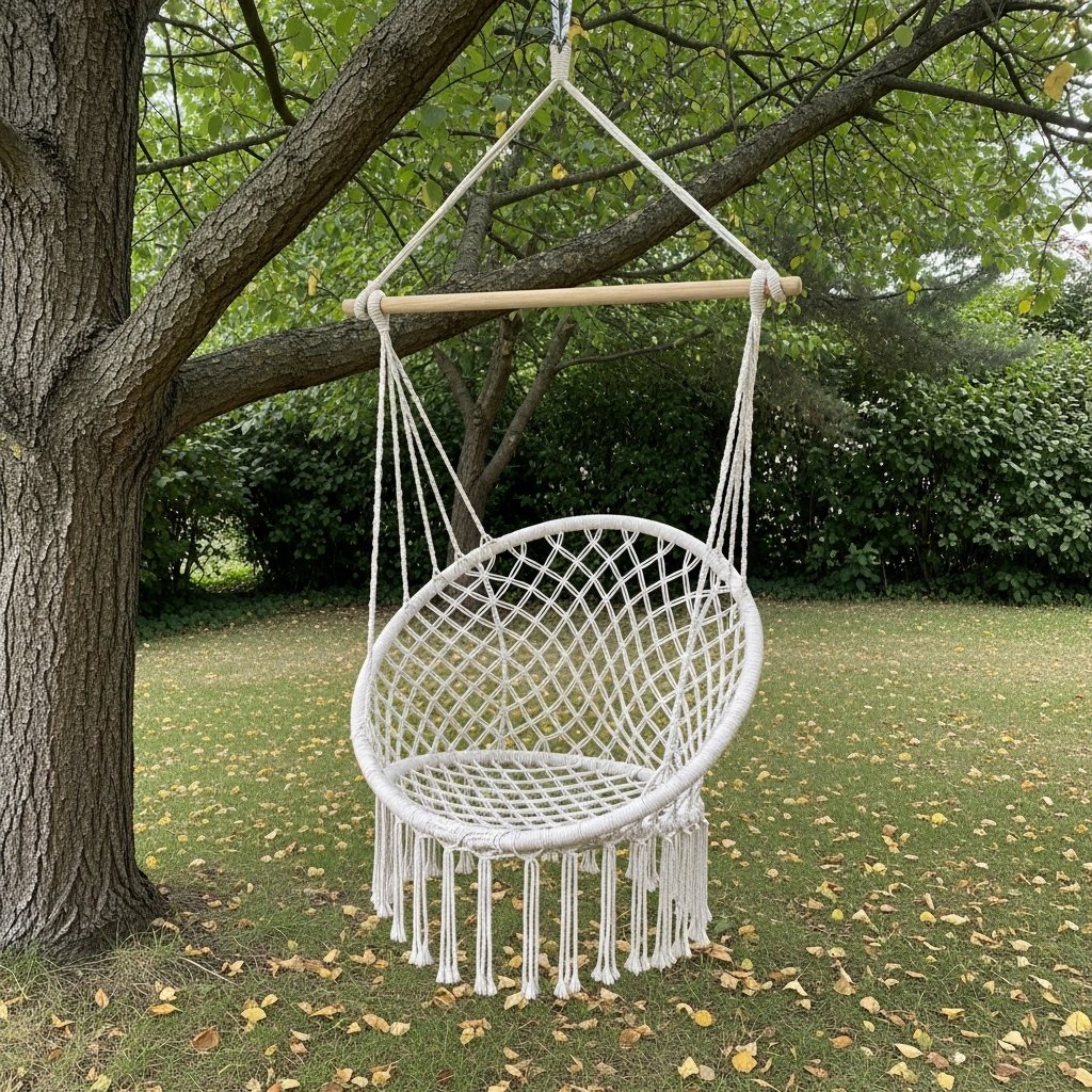 Bohemian Macrame Hanging Chair