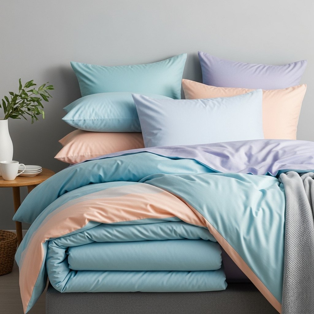 Pastel Cooling Bed Sheet Set
