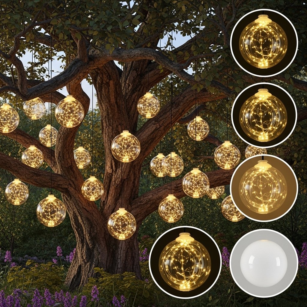 Enchanted Tree Globe Drop Lights