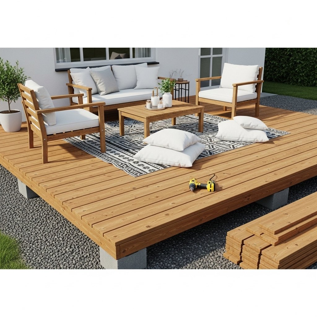 Simple Floating Island Deck