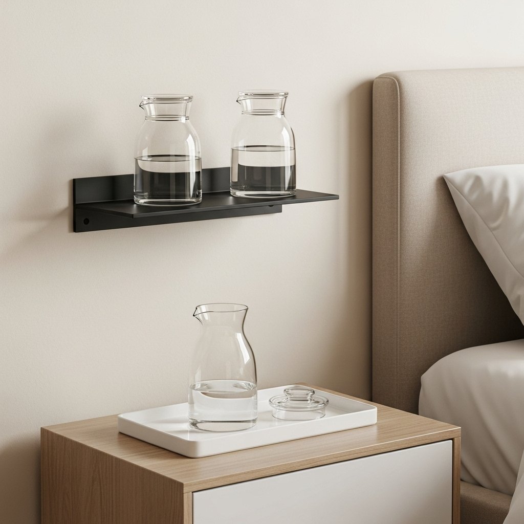 Bedside Glass Carafe with Lid