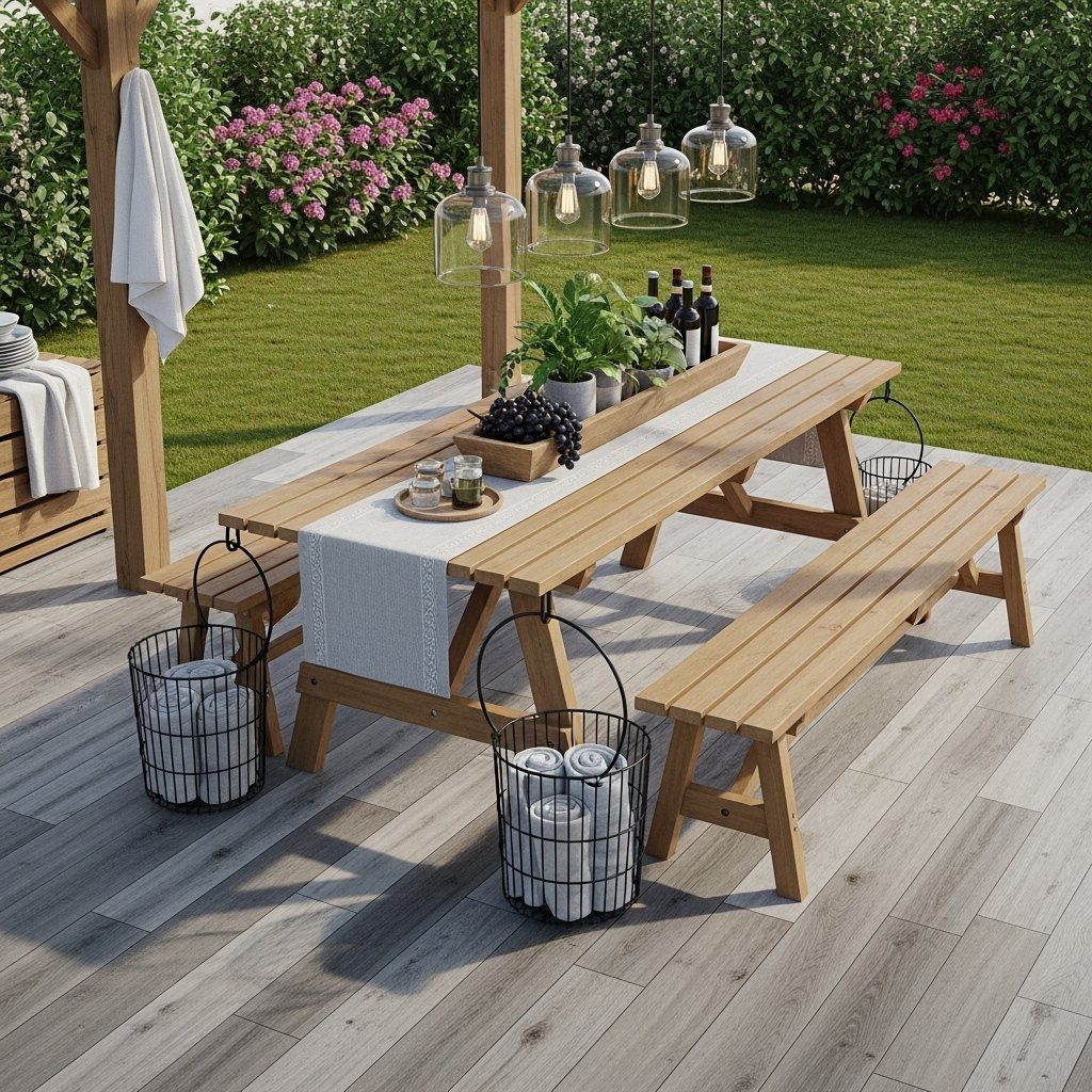Farmstead Patio Picnic Table