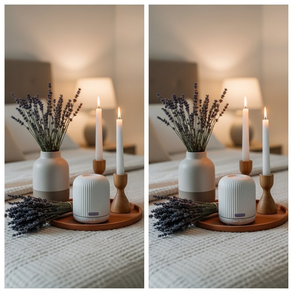 Lavender & Diffuser Bedside Tray