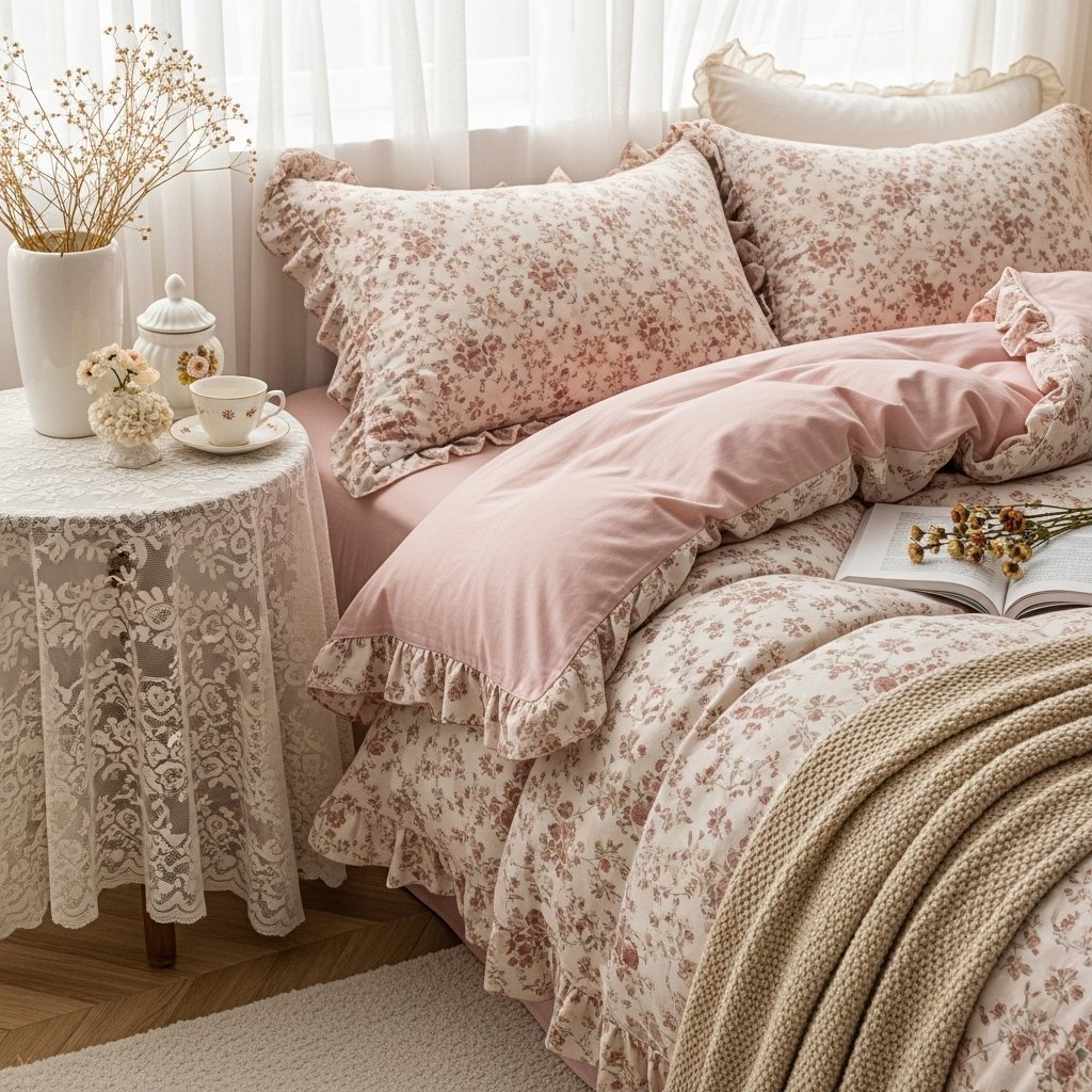 Blush Petal Ruffle Set