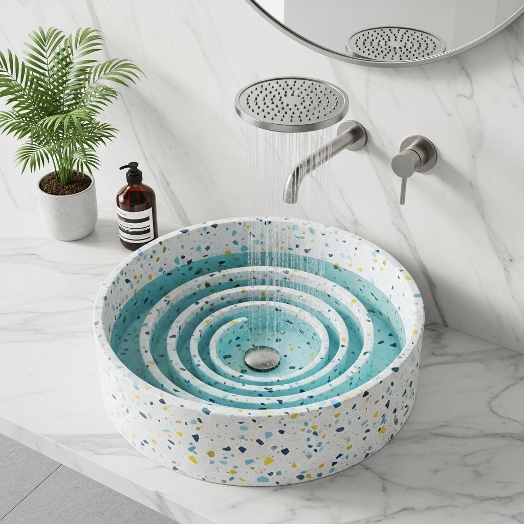 RippleCore Terrazzo Basin