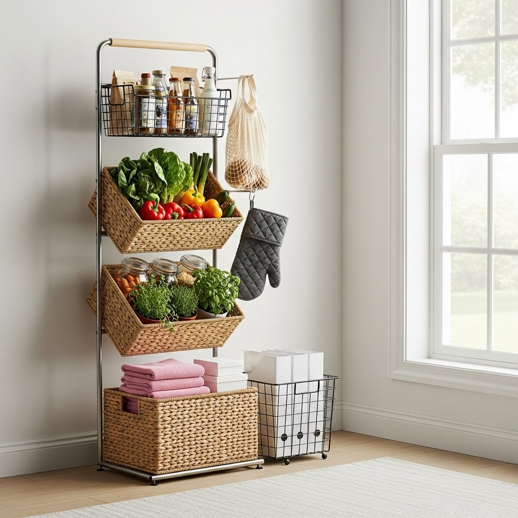 The Vertical Basket Organizer