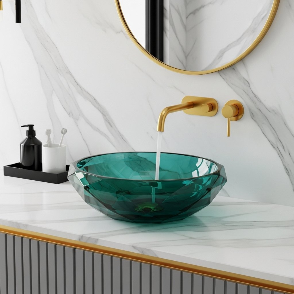 Emerald Prism Vessel