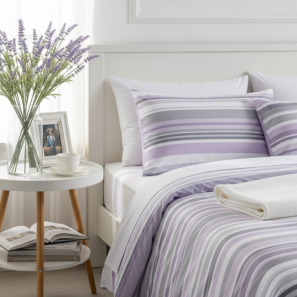  Lavender Mist Stripe Set