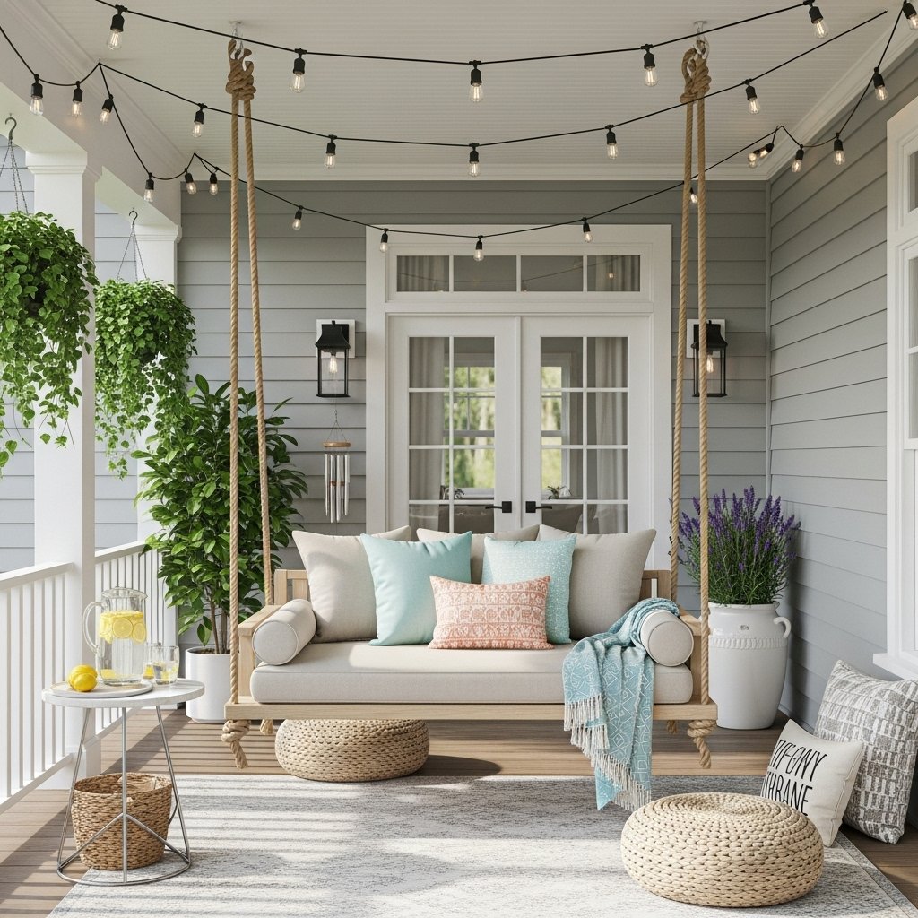 Peaceful Porch Swing Sanctuary