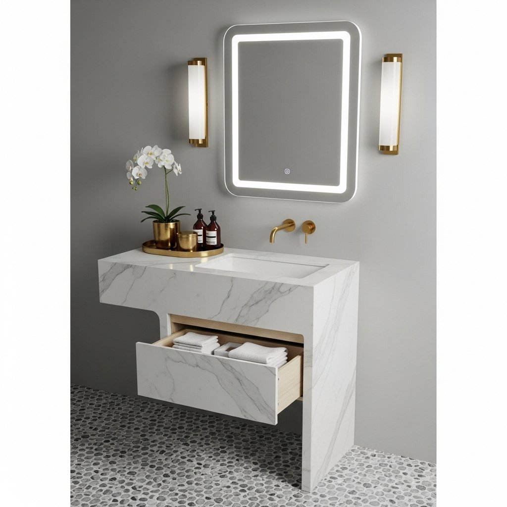 Sculpted Marble Modernism