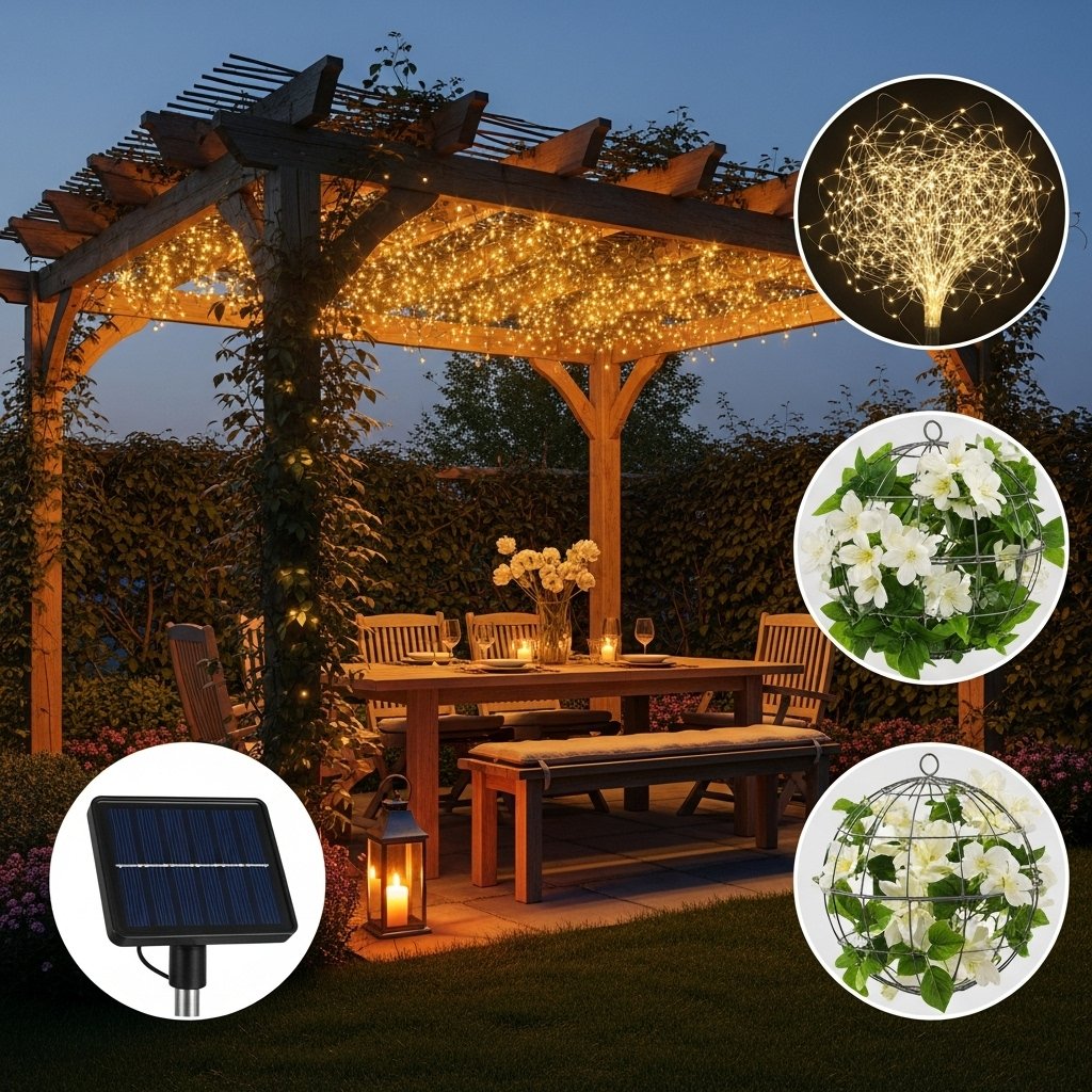Solar-Powered Flower Canopy