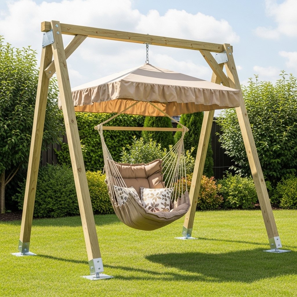 A-Frame Swing with Personal Canopy
