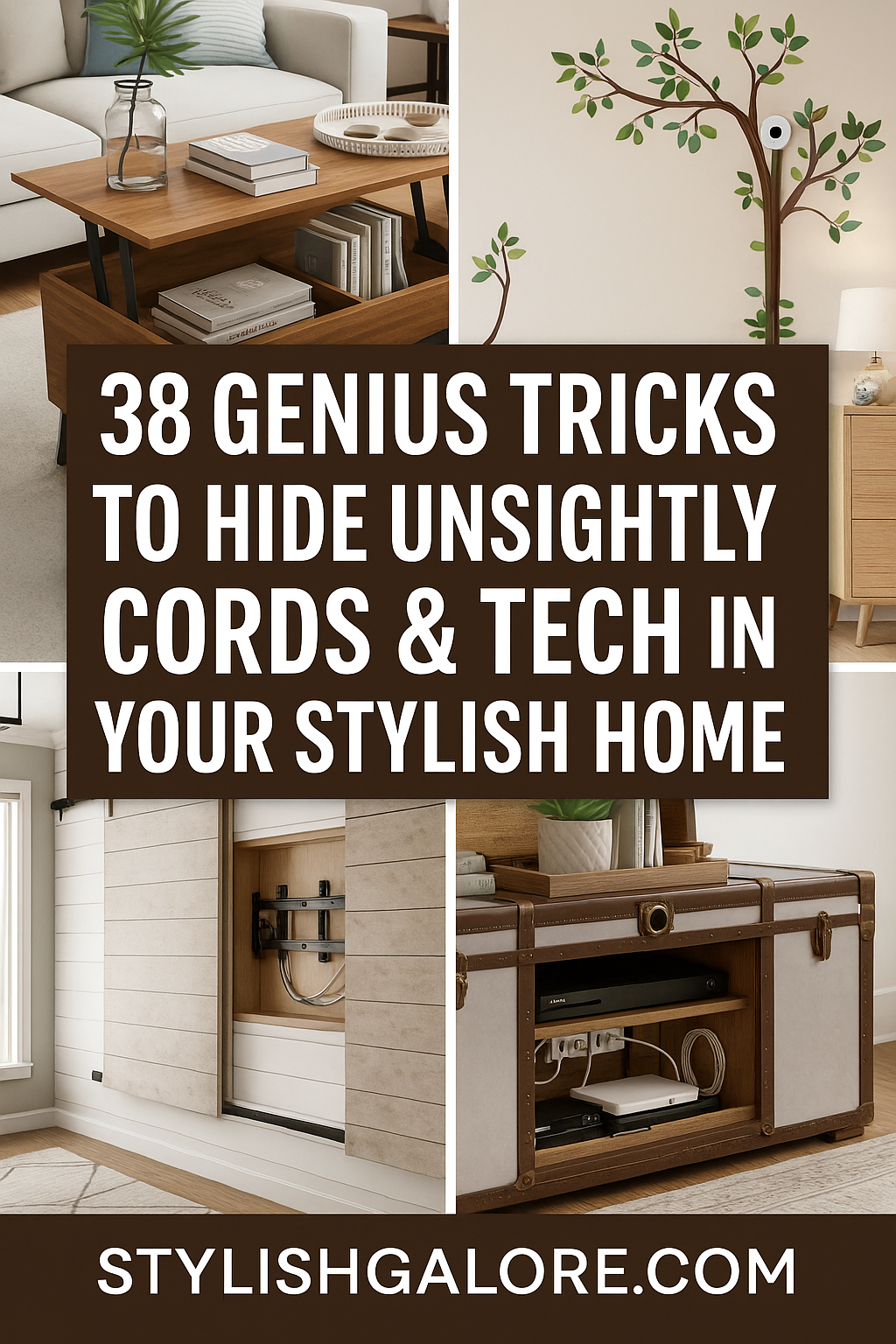 Hide Cords Decor