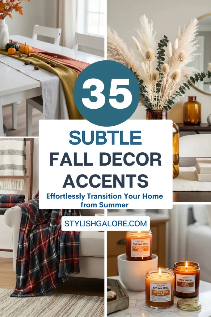 Subtle Fall Decor