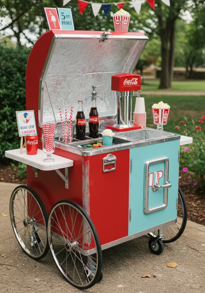 The Retro Soda Fountain Cart