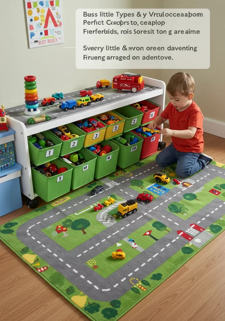 The Rolling Roadway Toy Organizer The Rolling Roadway Toy Organizer