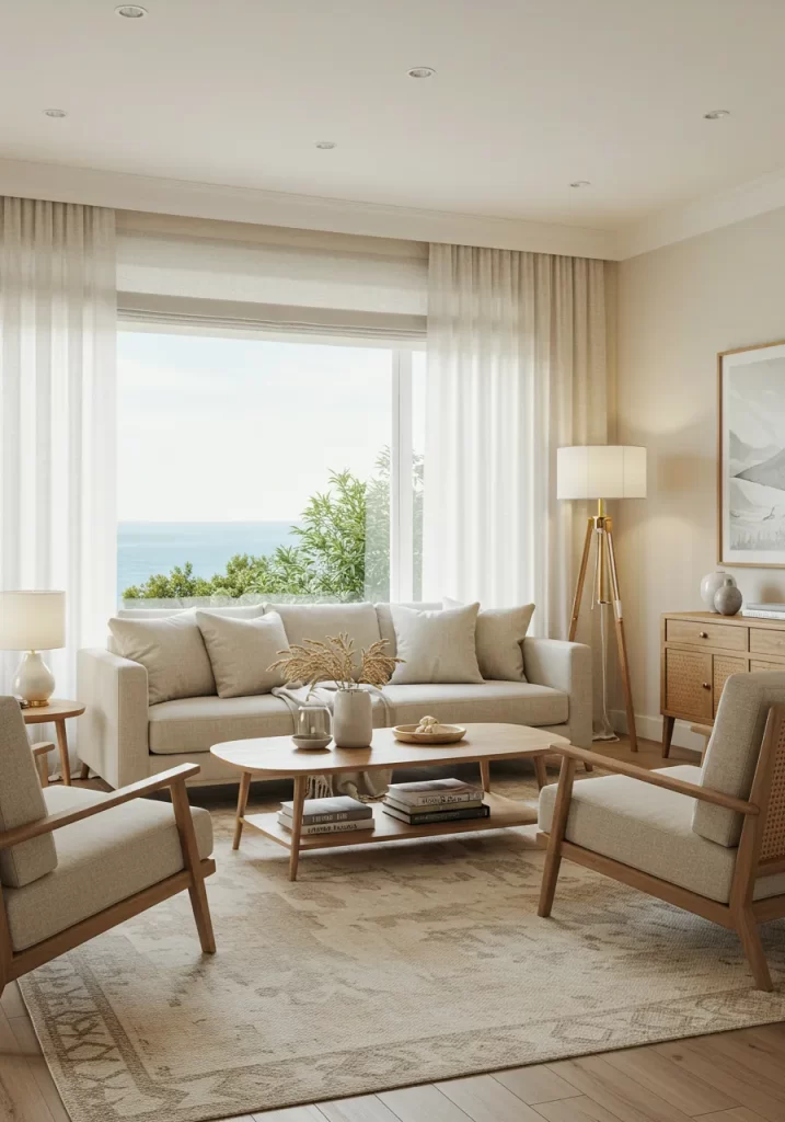 The Serene Coastal Vista