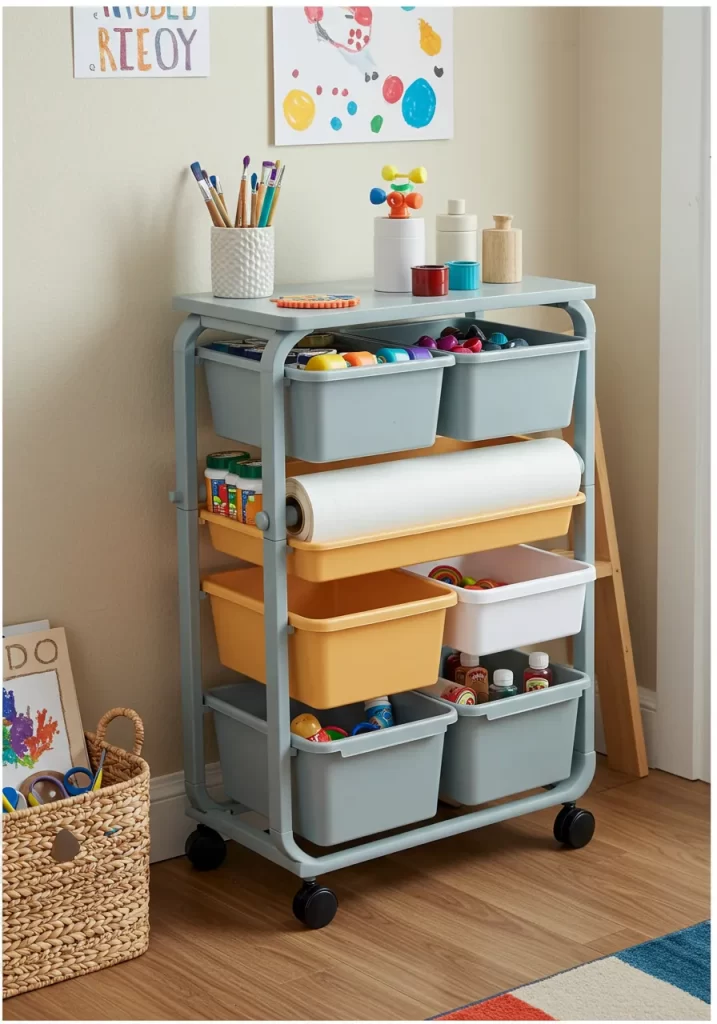 The Rolling Craft Cart The Rolling Craft Cart