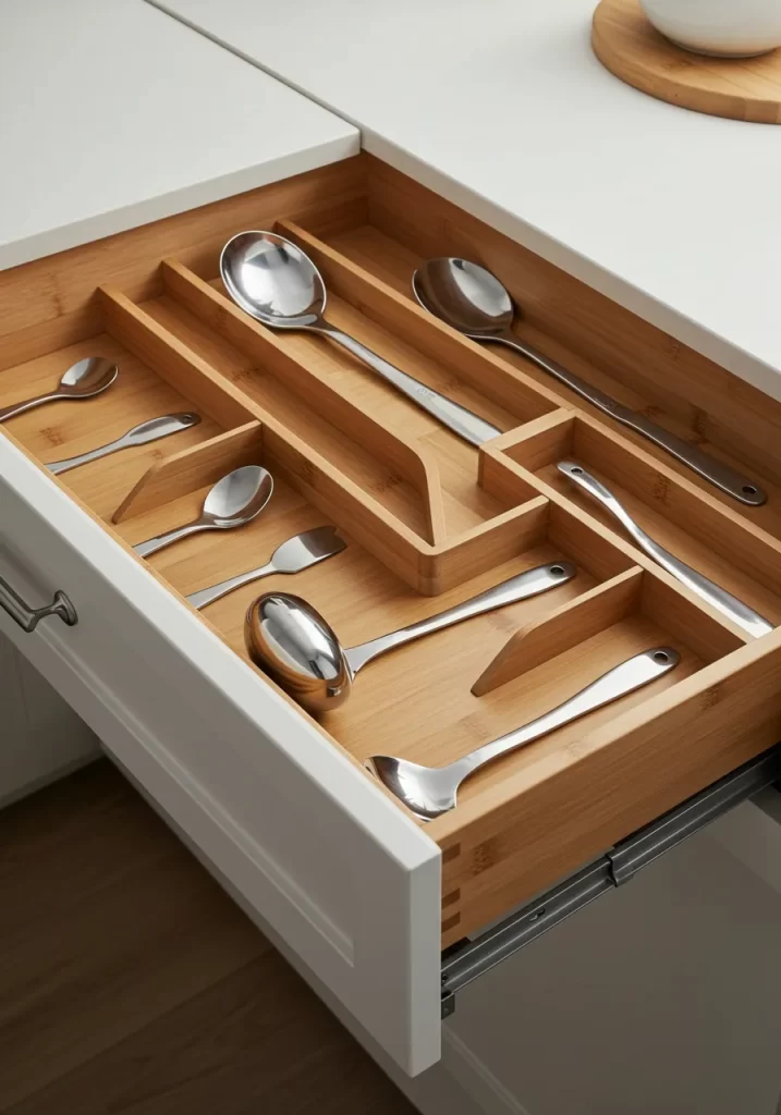 The Bamboo Utensil Organizer