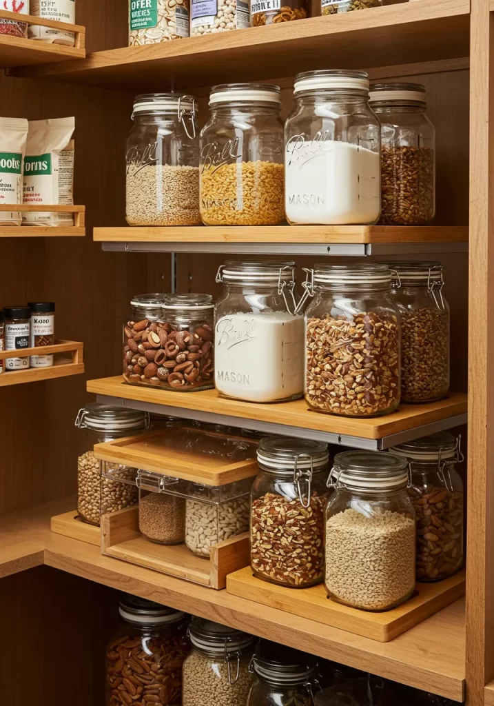 The Bulk Food Jar Storage