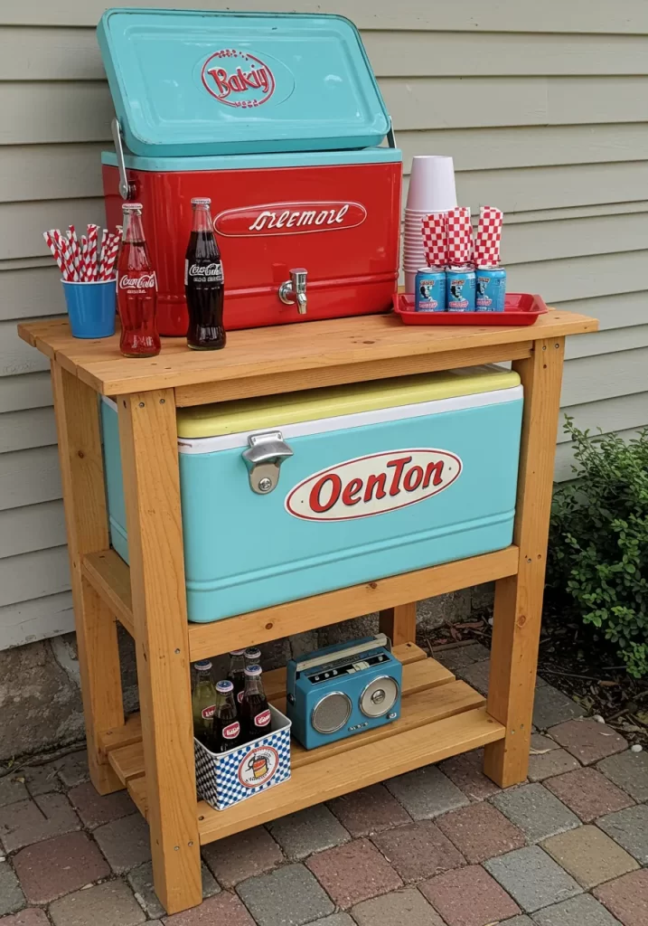 The Retro Cooler Stand