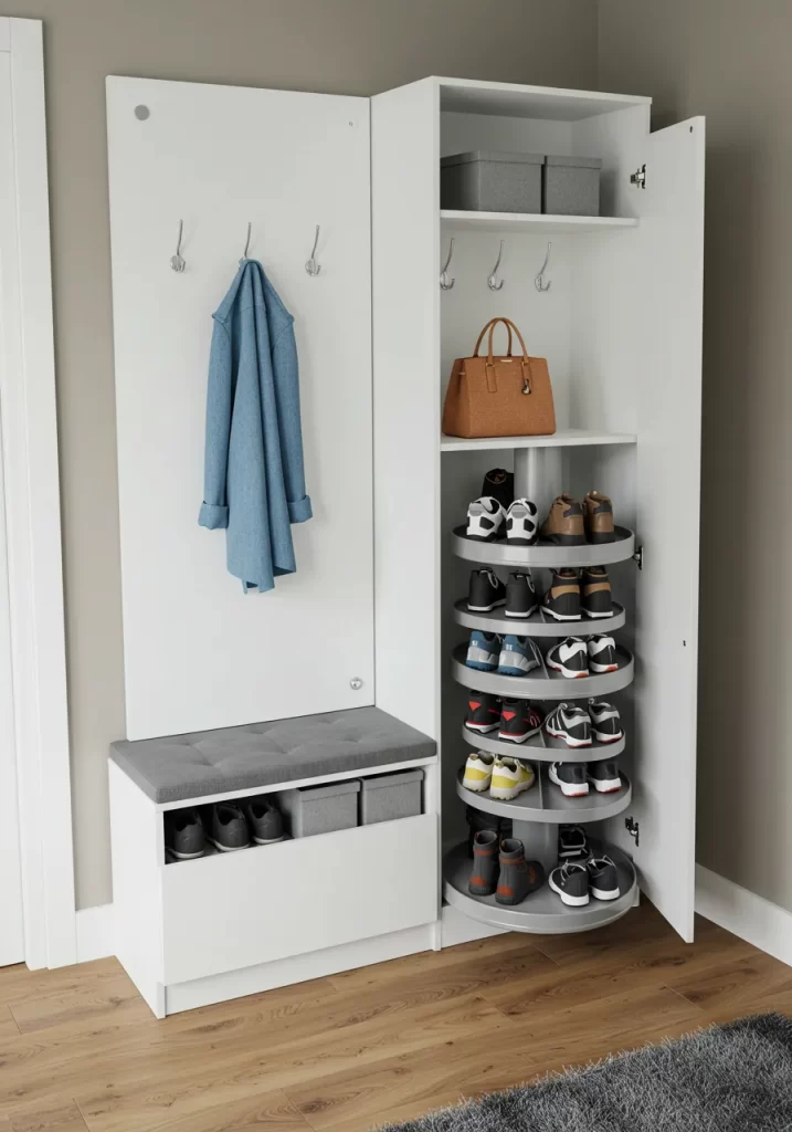 The Revolving Shoe Organizer