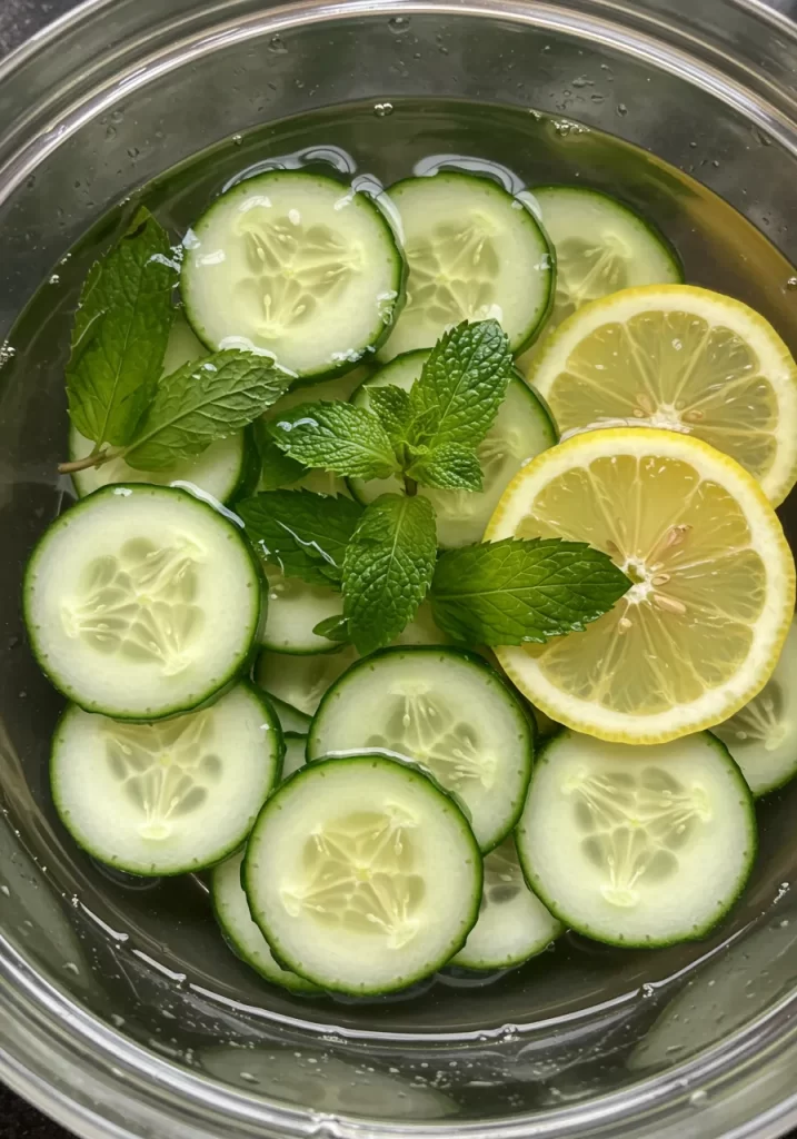 Refreshing Cucumber & Mint Infusion