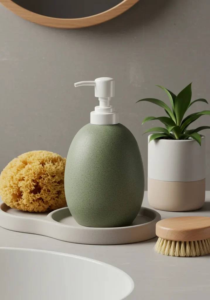 The Organic Soap Dispenser Set
