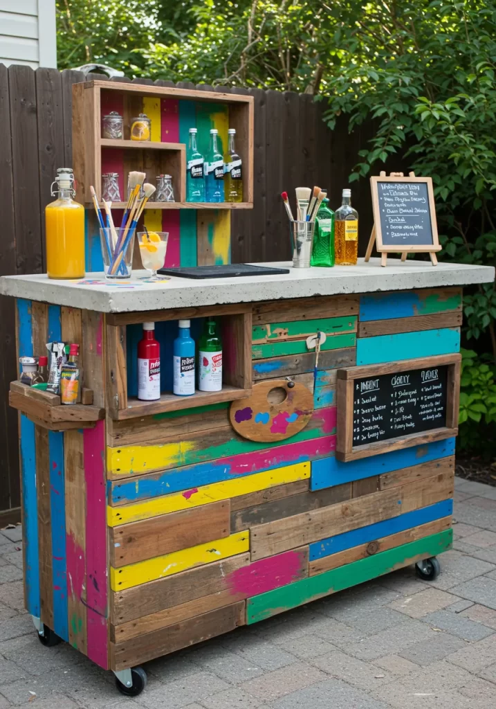 The Artist's Mixing Station