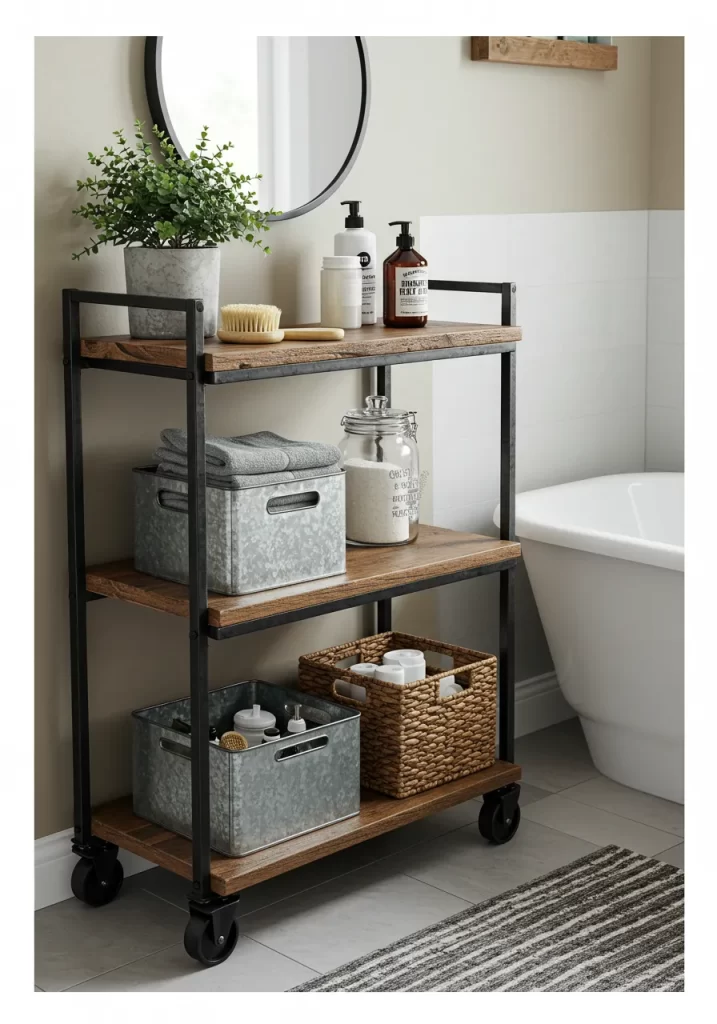 The Industrial Chic Storage Cart